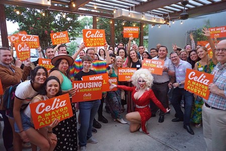 Celia Israel Campaign Kicks Off “LGBTQ Austinites for Celia”