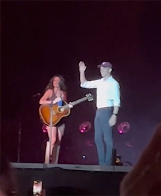 O'Rourke's appearance during Musgraves' ACL show